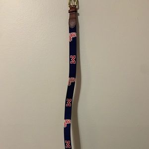 Ole Miss Smathers & Branson Belt Size 34